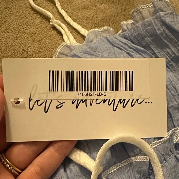 Dahlia Blue Tank 12th Tribe - Picture 4 of 4